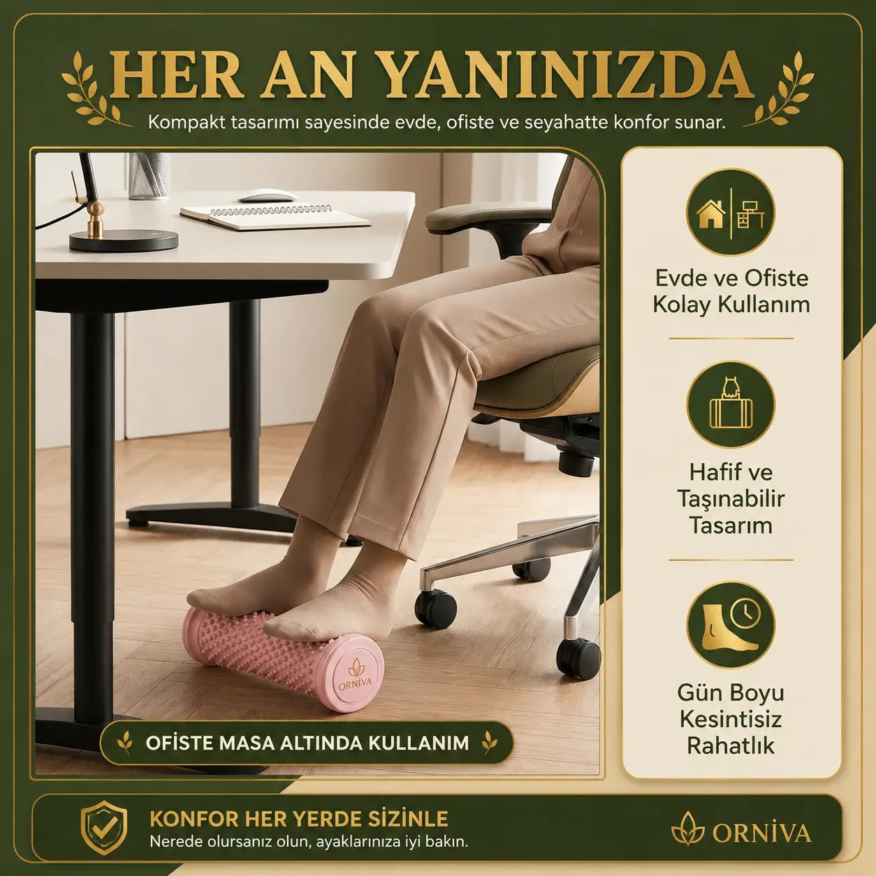 Orniva Ayak Masaj Rulosu 2.0